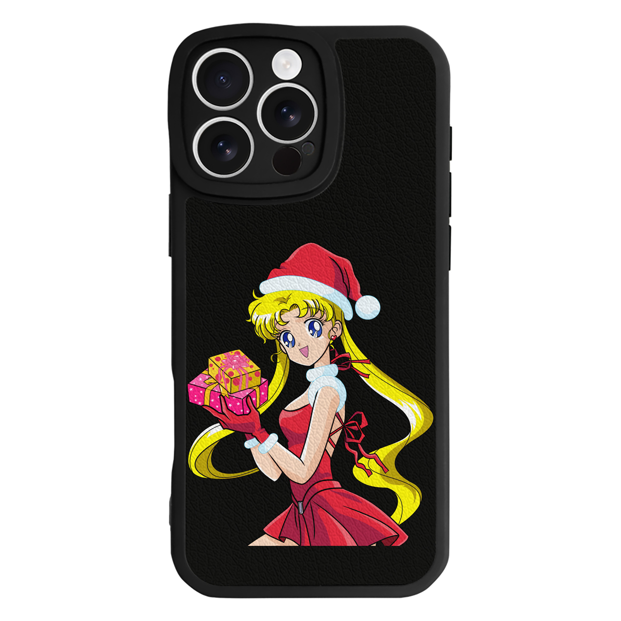 （画像用） 美少女戦士セーラームーン 月野 うさぎ つきの うさぎ Sailor Moon Tsukino Usagi 【iPhone 16シリーズ対応】シリコンスマホケース（レザー調） 材質：シリコン